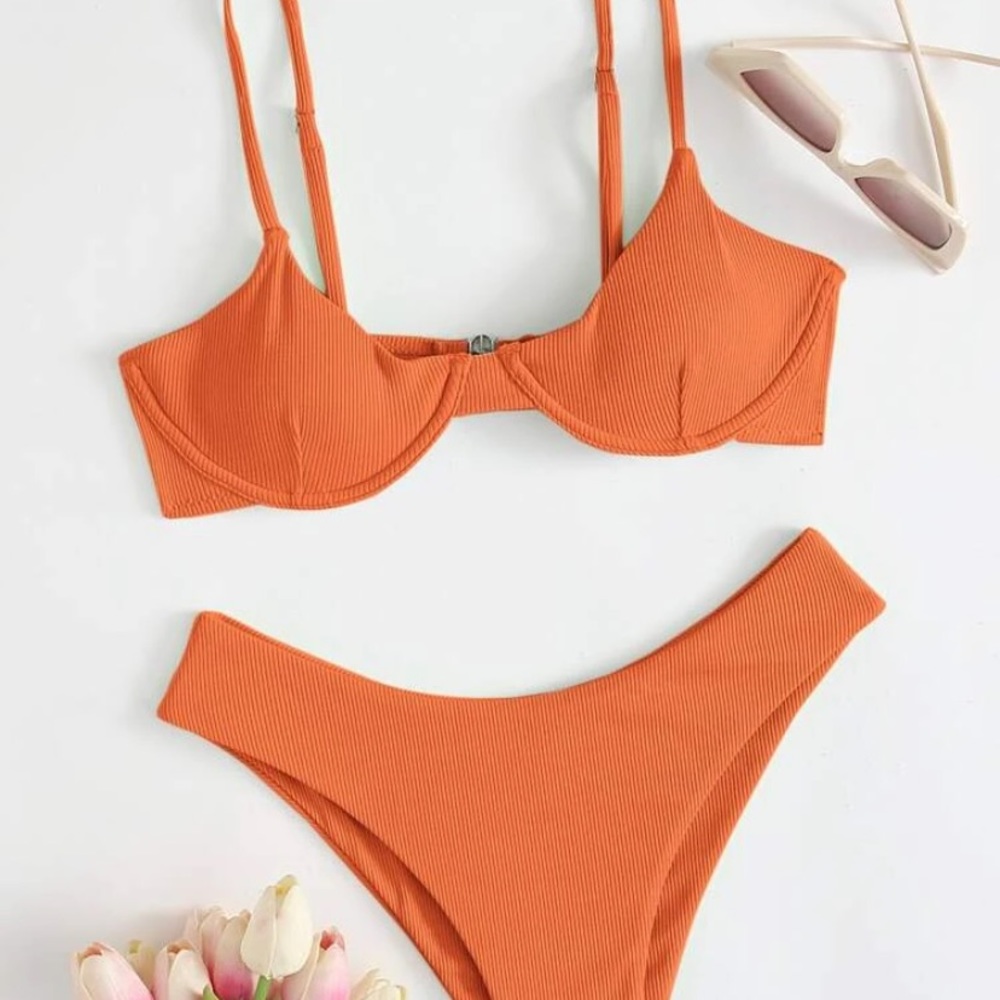 Orange bikini